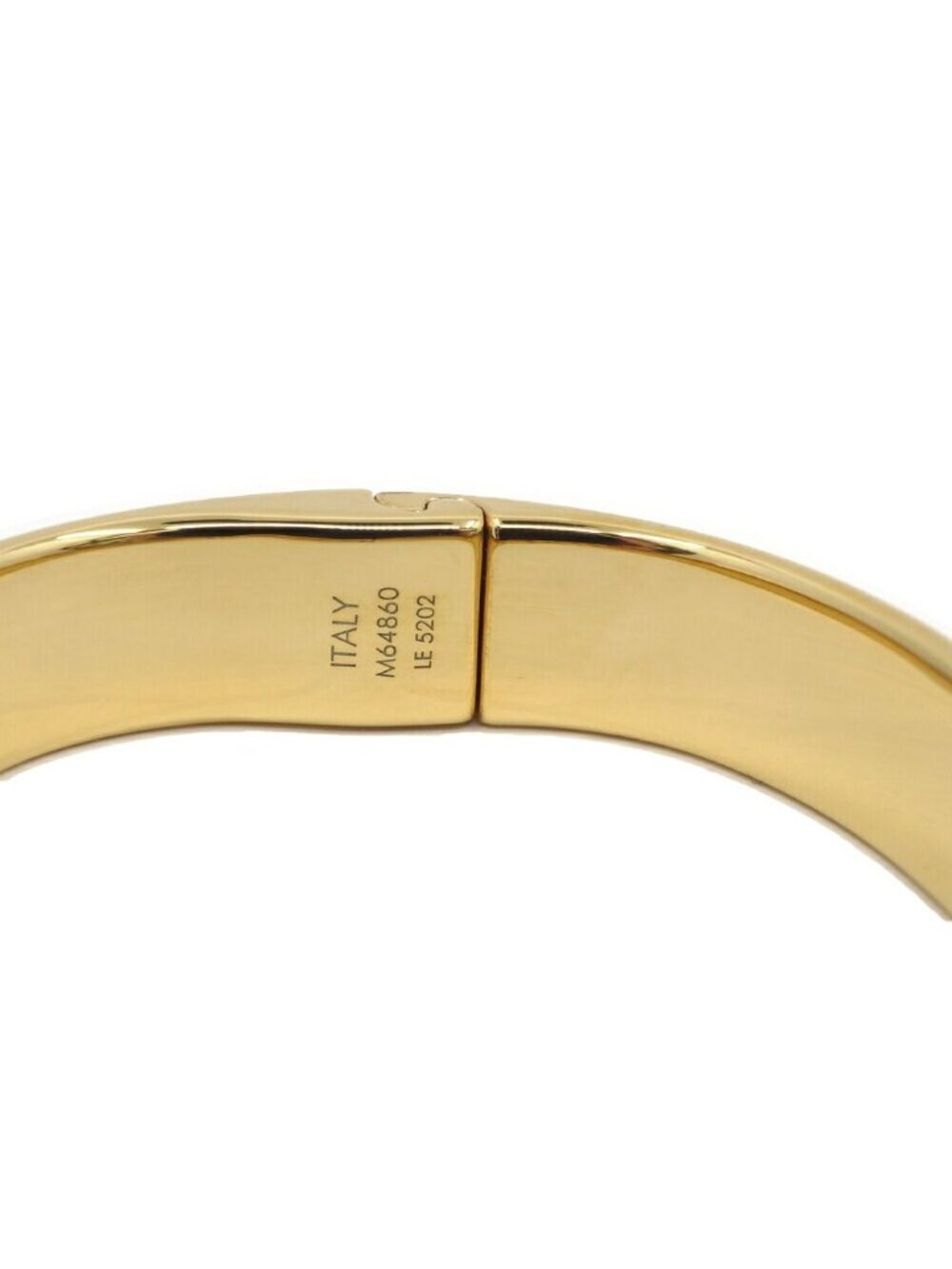Louis Vuitton Rigid Bracelet Nanogram Strass Gold - Picture 5 of 10